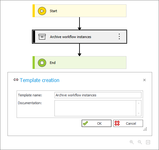 Action template from step