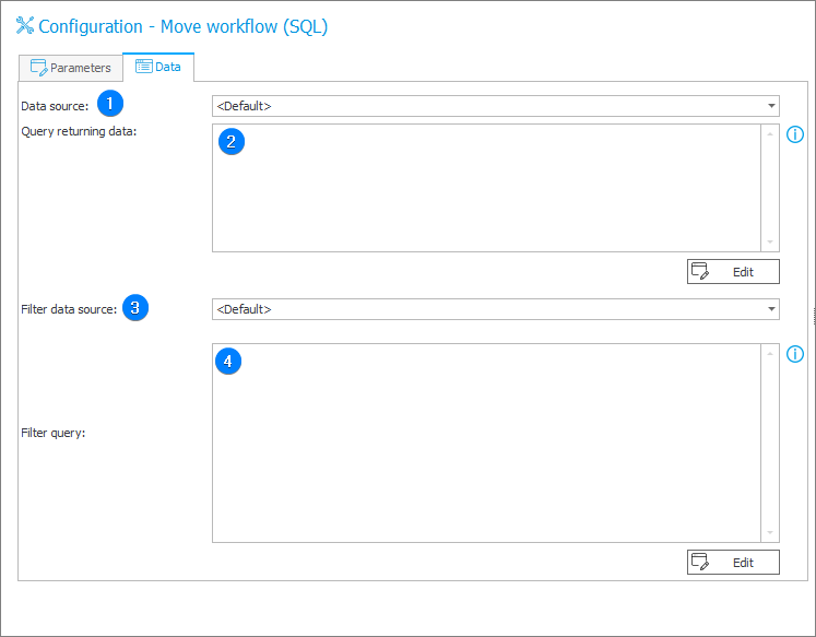 Move workflow Data