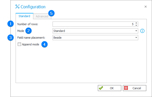 Advanced configuration
