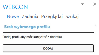 Brak profilu